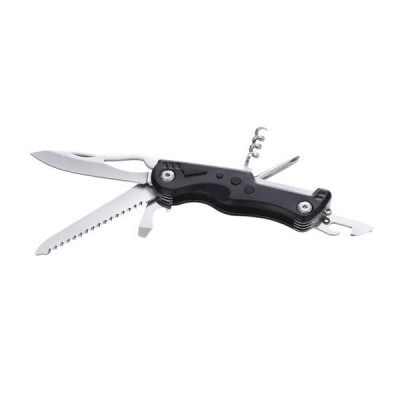 Ніж багатофункціональний туристичний мультитул Traveler 11см MS001 Black/Blue/Red Чорний