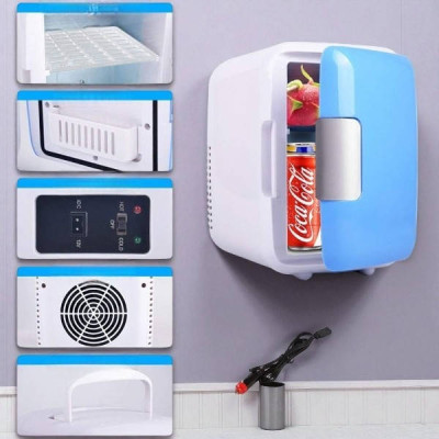 Автохолодильник портативний 4л в прикурювачі Car refrigerator AND LY-898 Білий з блакитним