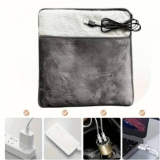 Грелка для ніг USB ultra plush foot warmer Сіра