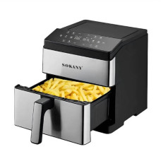Аерофритюрниця 9,5л 2200Вт Sokany SK-10044 Чорна з сірим