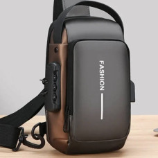 Сумка з анти-коларом з рюкзаком та xl1228 Black з коричневим