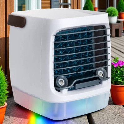 Міні-кондиціонер охолоджувач з резервуаром для води Air cooler AND XL-1375 Білий