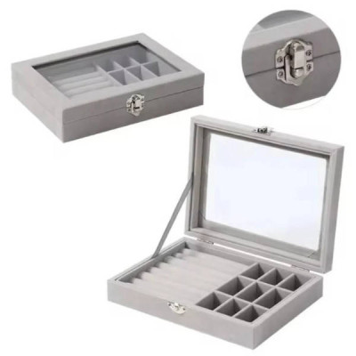 Скринька органайзер для прикрас Jewelry storage box LD-1016 Біла