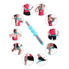 Масажер для тіла з трьома кулями, що стимулюють, Massager AND 5284 Білий з блакитним