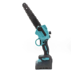 Пила ланцюгова акумуляторна 8" 48 V у чорній валізі Charging Chainsaw Блакитна з чорним