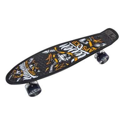 Пенні борд з колесами, що світяться PU Penny Board Independent Чорний