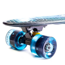 Пенні борд з колесами, що світяться Galaxy PU Penny Board Чорний космос