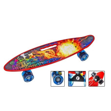 Пенні борд з колесами, що світяться PU Penny Board Scale Sports Universe Вибух
