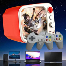 Консоль ігрова з екраном та 2 джойстиками 740 ігор H7 Mini TV Помаранчева