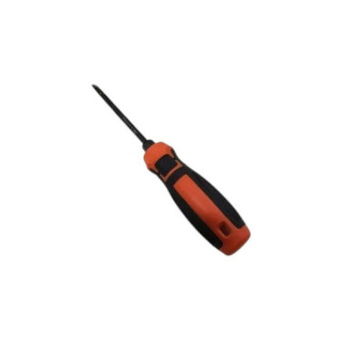 Викрутка пряма screwdriver AND 240 Чорна з оранжевим