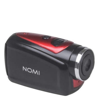 Відеореєстратор спортивний вологостійкий Nomi Cam 090 D1 Чорний з червоним