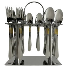 Набір столових приладів на 12 персон/36пр із золотистим декором CUTLERY SET CD-02