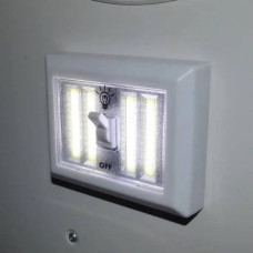 Світильник у вигляді вимикача 5ВТ 4 AAA 10*12см High Power COB SX-A01 Білий