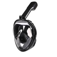Маска для дайвінгу універсальна універсальна swiming mask Чорна L/XL