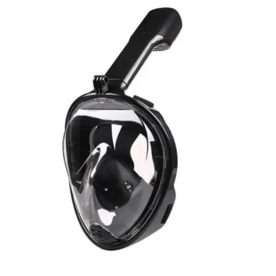 Маска для дайвінгу універсальна універсальна swiming mask Чорна L/XL