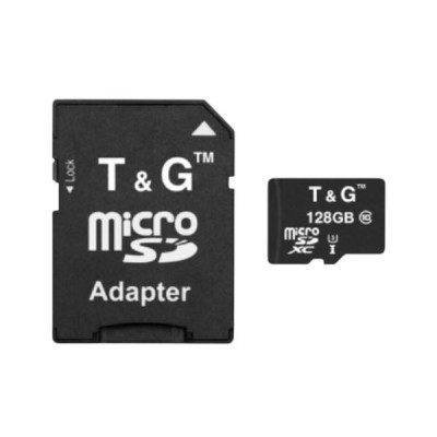 Карта пам'яті 128Gb Class 10 microSD TG Чорна