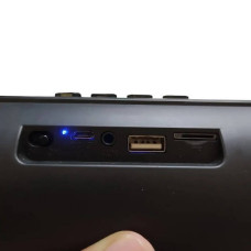 Blueooth колонка акумуляторна 10Вт USB Kimiso 203 Чорна