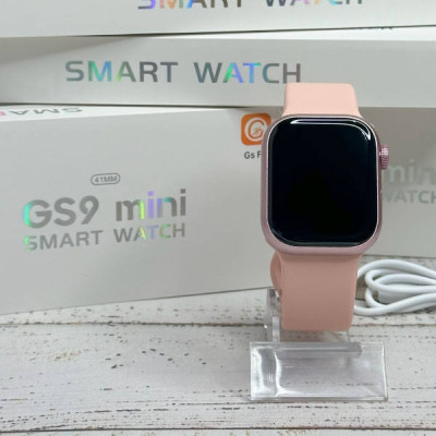 Смарт-годинник з функцією дзвінка Smart Watch GS9 Рожеві