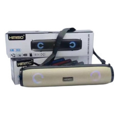 Blueooth акумуляторна колонка 10Вт USB Kimiso 203 Золото