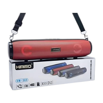 Blueooth колонка акумуляторна 10Вт USB Kimiso 203 Червона