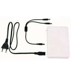 Безперебійник для роутера 5v, 9v, 12 вольт mini ups 10400 mAh Jiaeng m-304 Білий