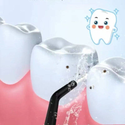 Іригатор портативний акумуляторний для ротової порожнини Floss Чорний