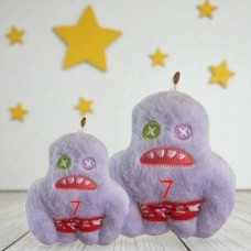 Іграшка-брелок Fuggler Wide Eyed Weirdo 13см Фіолетовий однотонний