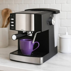 Кавоварка 1,6л 850Вт Domotec MS 113 Чорна