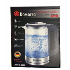 Електрочайник скляний 1,7л 1500Вт Domotec MS 7943