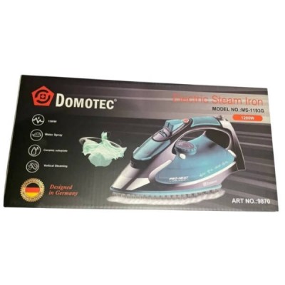 Праска побутова 1200Вт Domotec MS 1193G Чорний з синім