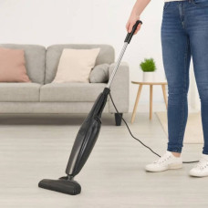 Пилосос вертикальний 2в1 600Вт Domotec R 8709B Чорний із сірим