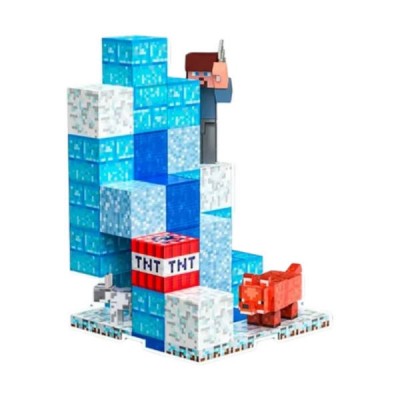 Конструктор магнітний кубічний 48 деталей Minecraft Magnetism World T9912