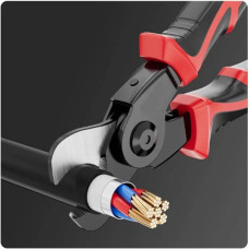 Плоскогубці багатофункціональні універсальні зі змінними насадками 5в1 High Technology Чорні з червоним