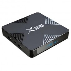Смарт ТВ приставка TV-BOX Android 12, 4/32 4K X98H Чорна