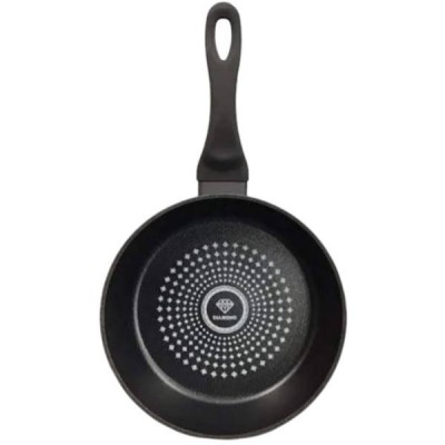 Сковорода з кришкою з алмазним покриттям антипригарним 24*6.5 см BN-448