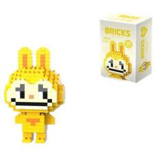 Конструктор Лабубу 250 деталей BRICKS Labyby Жовтий