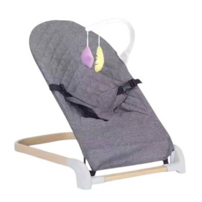Крісло-шезлонг дитяче Lunababy MA567 Сіре