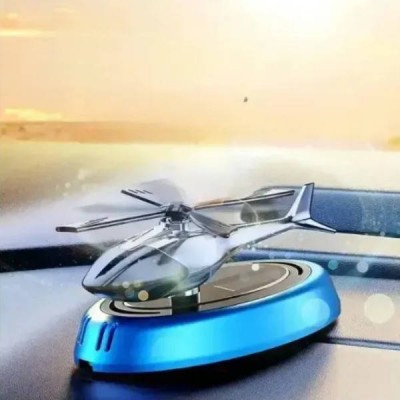 Ароматизатор автомобільний із сонячною панеллю Вертоліт Синій
