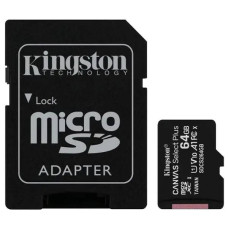 Карта пам'яті microSD Kingston Class 10 UHS-I 64 ГБ
