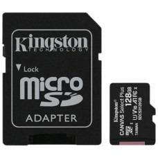 Карта пам'яті microSD Kingston Class 10 UHS-I 128 ГБ