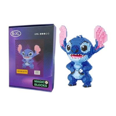 Конструктор Стич 4000 деталей 25см Magic Blocks Stitch B-XL 8170