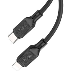 Кабель силіконовий зарядний Hoco X90 Lightning Чорний