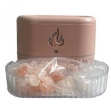 Зволожувач повітря з соляним камінням та підсвічуванням Aroma Diffuser UV-3/FT-1933 Рожевий