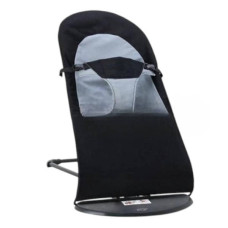 Крісло-шезлонг дитяче з 3 положеннями спинки 90*10*40см Baby Recliner Chair MA294 Чорне