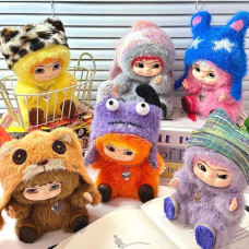 Іграшка-сюрприз Вакуку пухнаста лялечка-брелок Wakuku Kawaii у коробці 18см Рандомний персонаж
