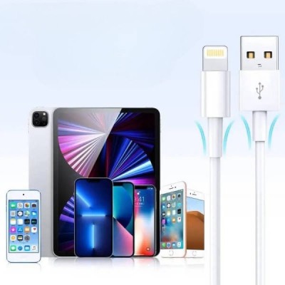 Кабель lightning Білий