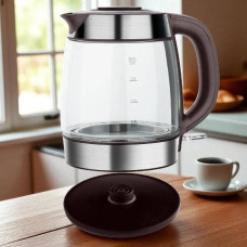 Електрочайник скляний 1,7 л 2200Вт Domotec MS-7946