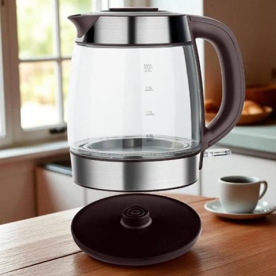 Електрочайник скляний 1,7 л 2200Вт Domotec MS-7946
