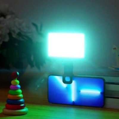 Світильник для відео/фото зйомки на прищіпці RGB LAMP AND 5265 Чорний
