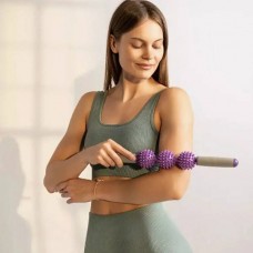 Масажер для тіла з трьома кулями, що стимулюють, Massager AND 5284 Фіолетова